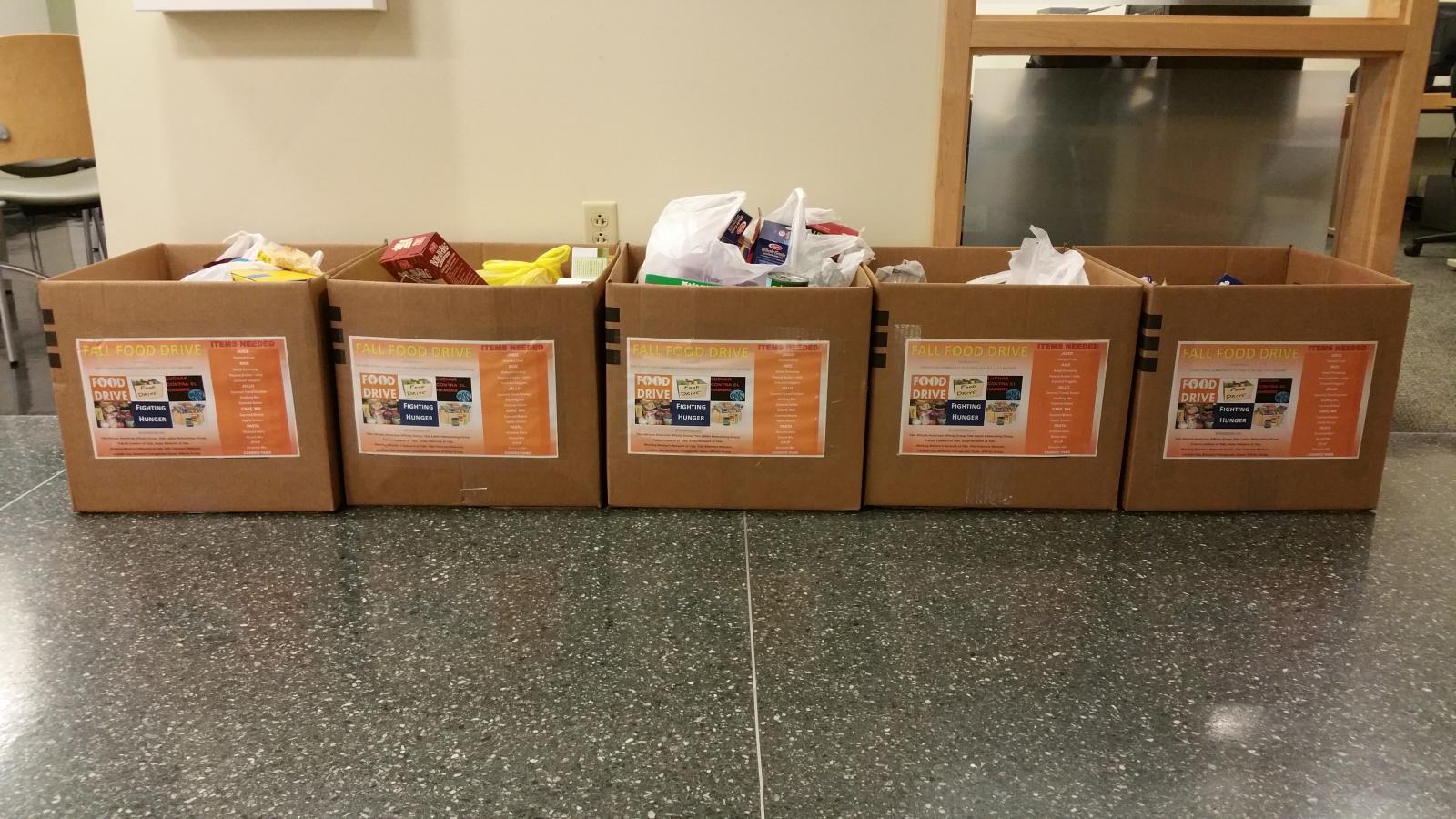 2014 Fall Food Drive - A Joint Affinity Groups Project