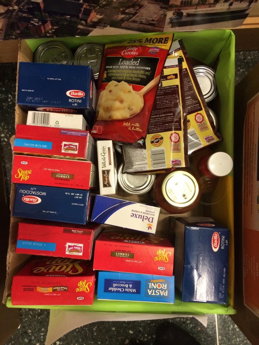 2014 Fall Food Drive - A Joint Affinity Groups Project