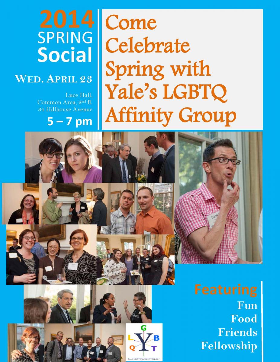 Yale's LGBTQ Affinity Group 2014 Spring Social