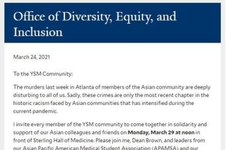 Message from the Office of Diversity, Equity, and Inclusion.